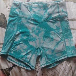 Balance athletica marina tie dye short shorts